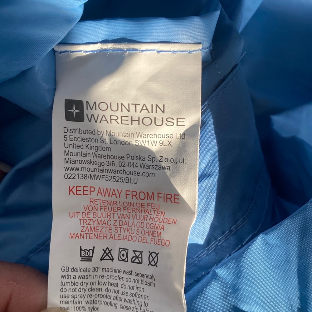 Mountain Warehouse 13Y Boy’s Windbreaker - Picture 10 of 11